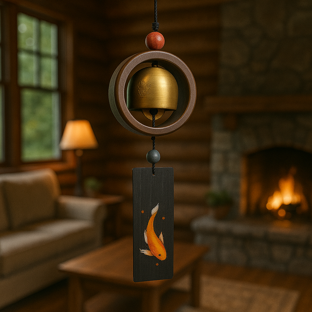 Lux Annam – Handmade Metal and Wooden Wind Chime for a Peaceful Home