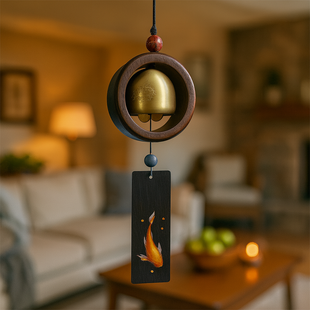 Lux Annam – Handmade Metal and Wooden Wind Chime for a Peaceful Home