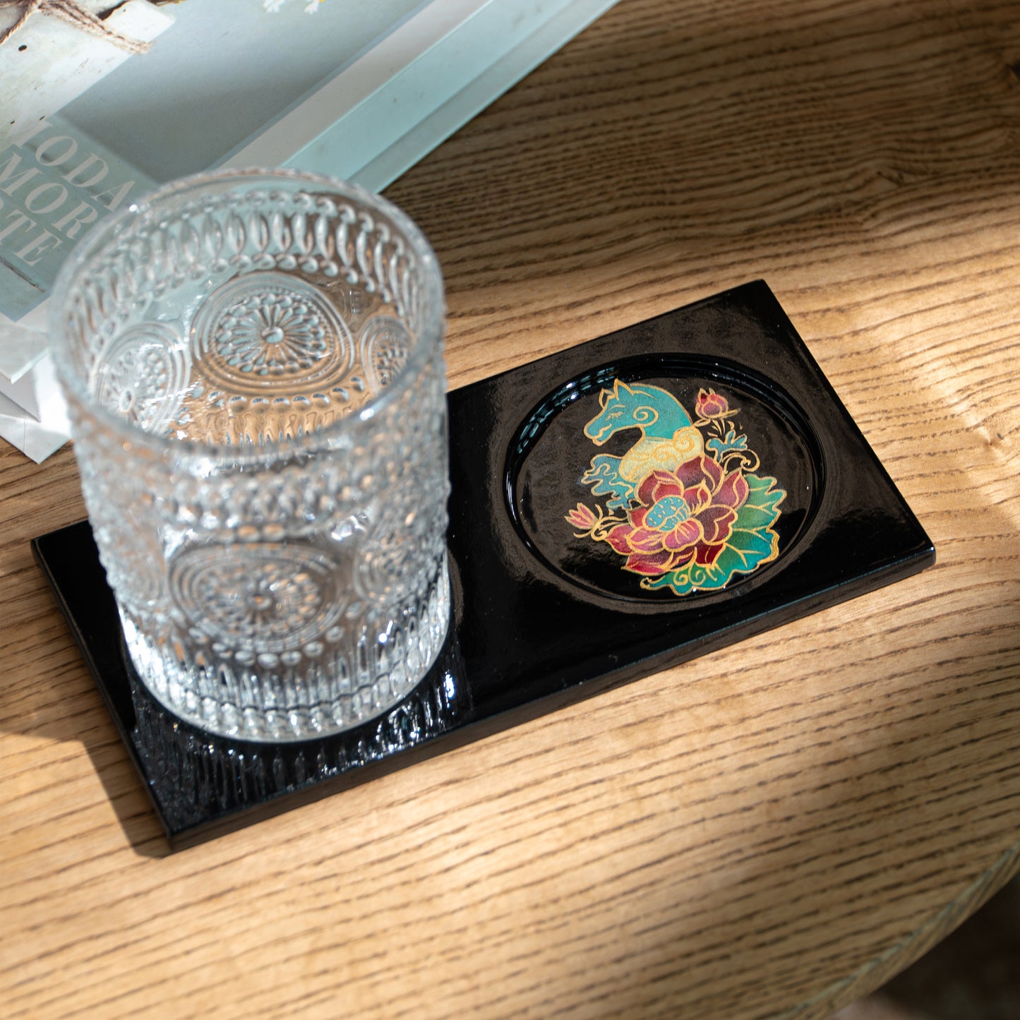 Hand-Painted Lacquer Tea & Amenities Set – Vietnamese Craftsmanship by Lux Annam