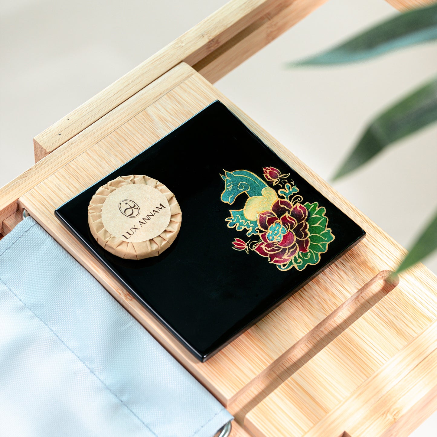 Hand-Painted Lacquer Tea & Amenities Set – Vietnamese Craftsmanship by Lux Annam