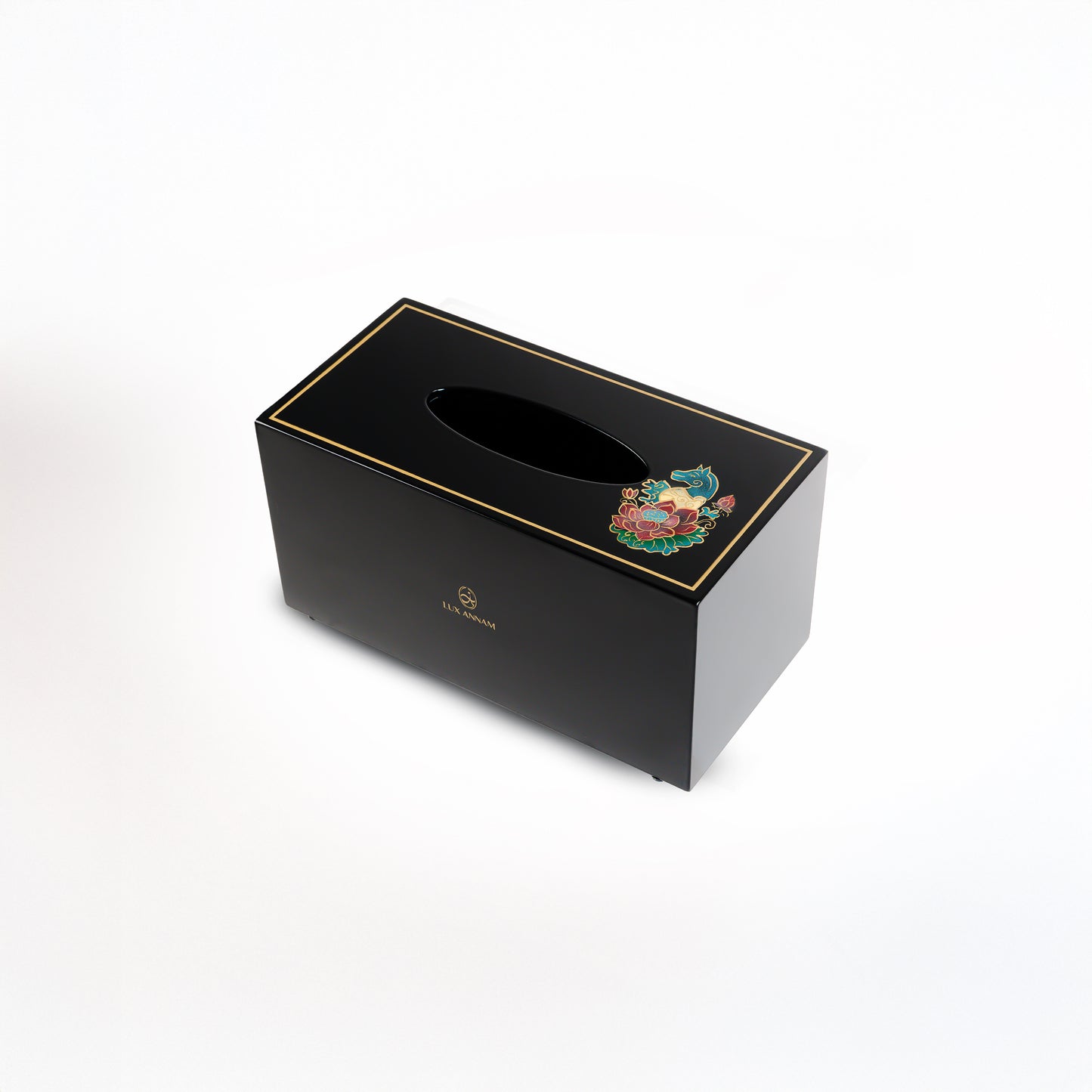 Hand-Painted Lacquer Tea & Amenities Set – Vietnamese Craftsmanship by Lux Annam