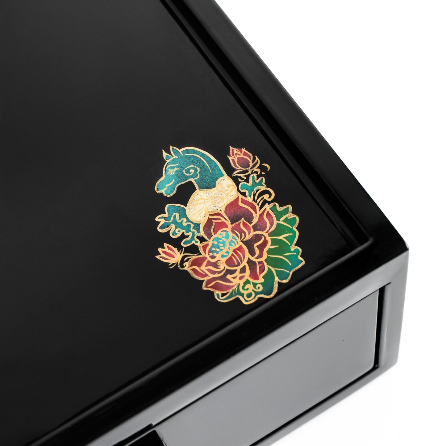 Hand-Painted Lacquer Tea & Amenities Set – Vietnamese Craftsmanship by Lux Annam
