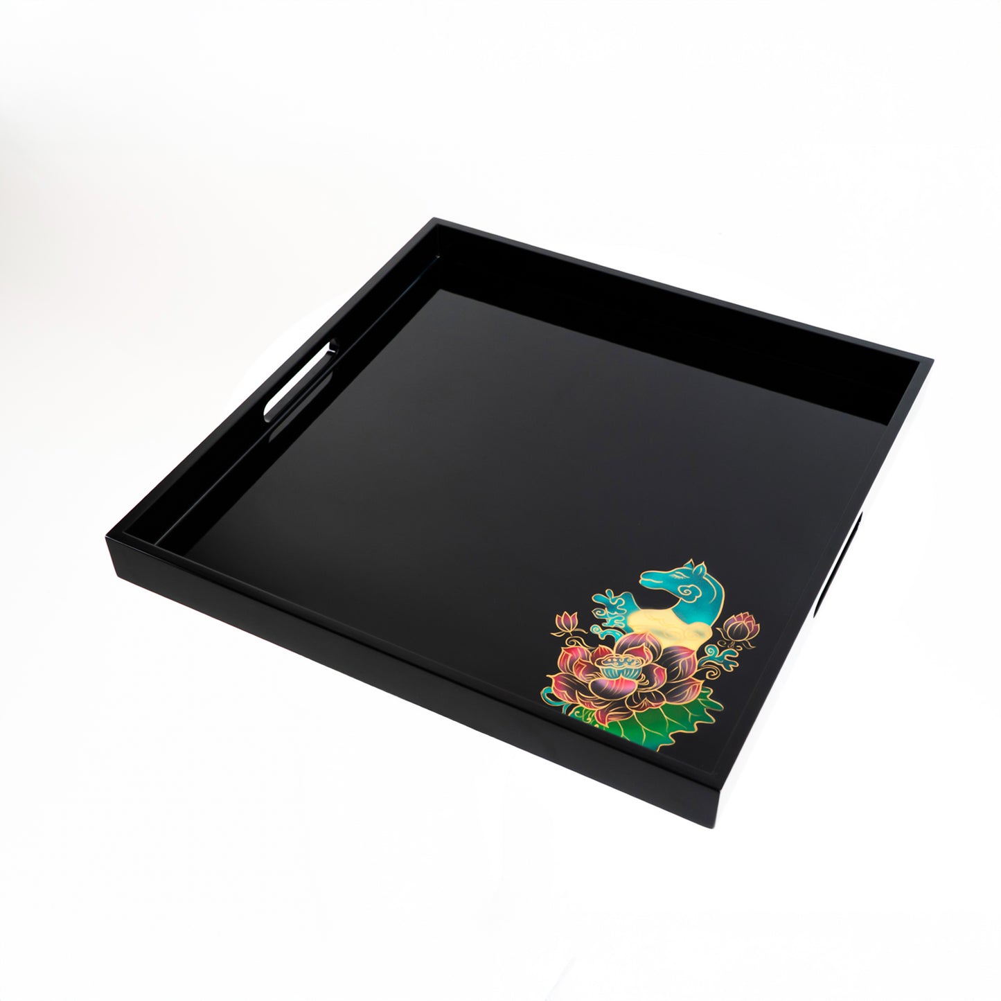 Hand-Painted Lacquer Tea & Amenities Set – Vietnamese Craftsmanship by Lux Annam