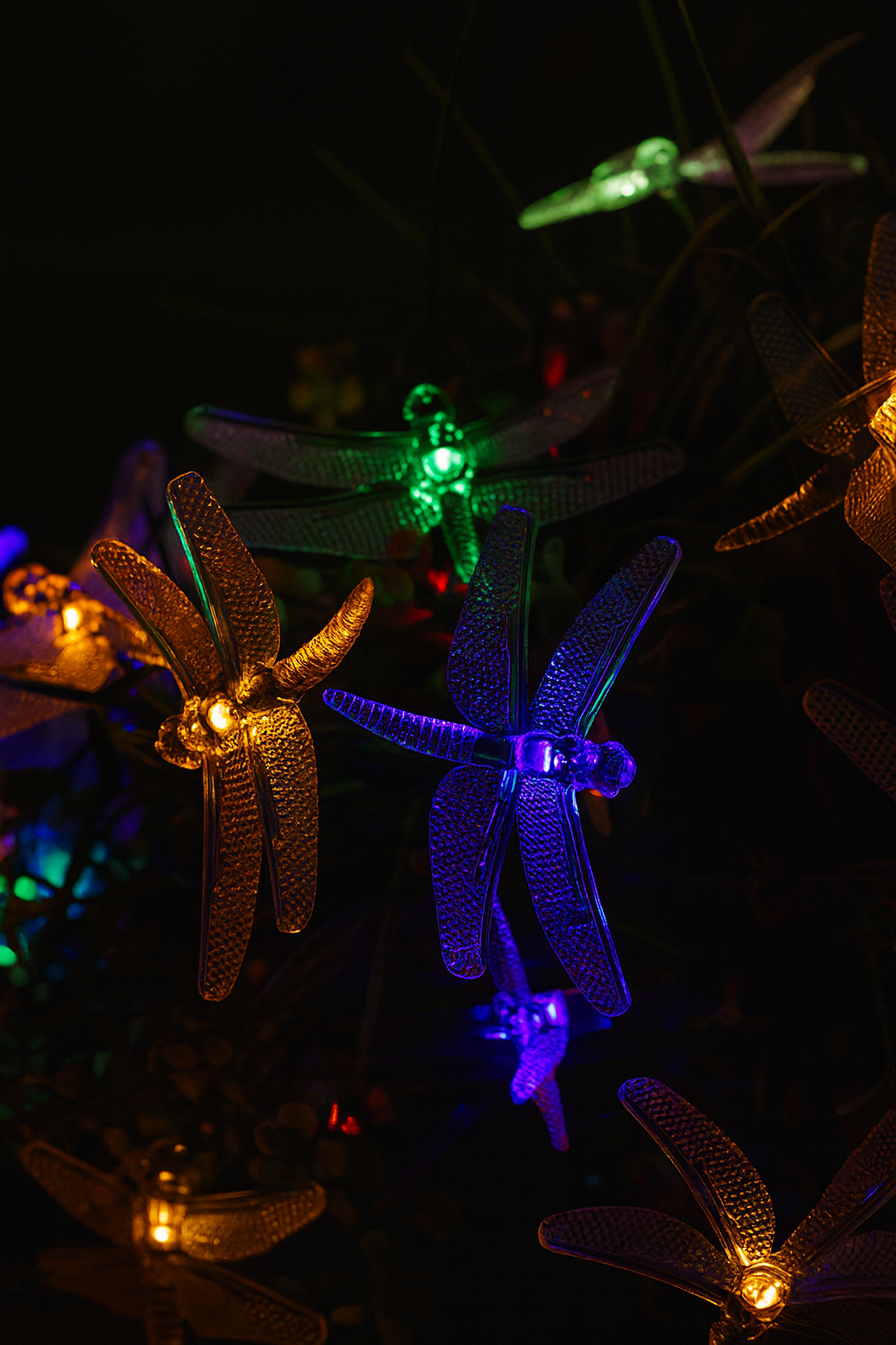 Lux Annam Dragonfly Solar String Lights – Eastern Elegance in Every Glow