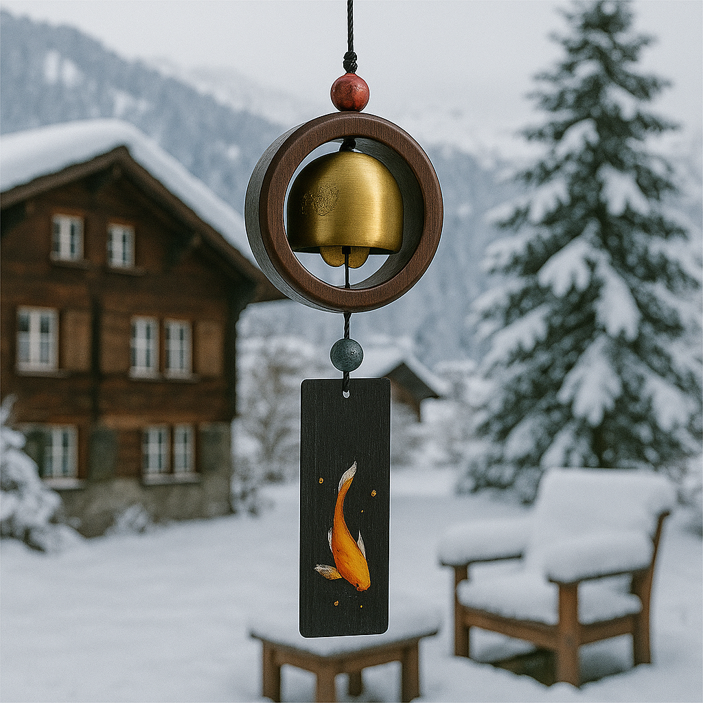 Lux Annam – Handmade Metal and Wooden Wind Chime for a Peaceful Home