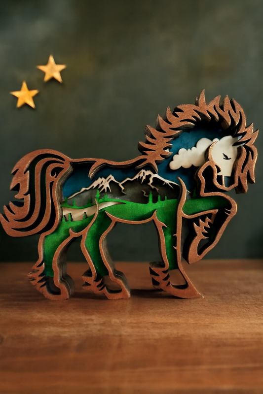 Lux Annam: Animal Wooden Night Light Perfect Accent for Your Space