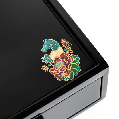 Hand-Painted Lacquer Tea & Amenities Set – Vietnamese Craftsmanship by Lux Annam