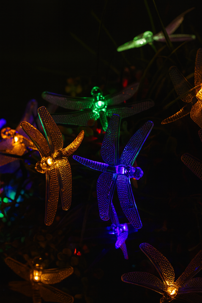 Lux Annam Dragonfly Solar String Lights – Eastern Elegance in Every Glow