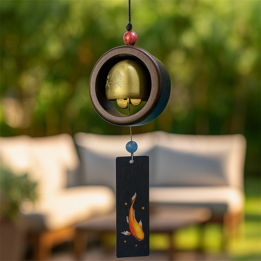 Lux Annam – Handmade Metal and Wooden Wind Chime for a Peaceful Home