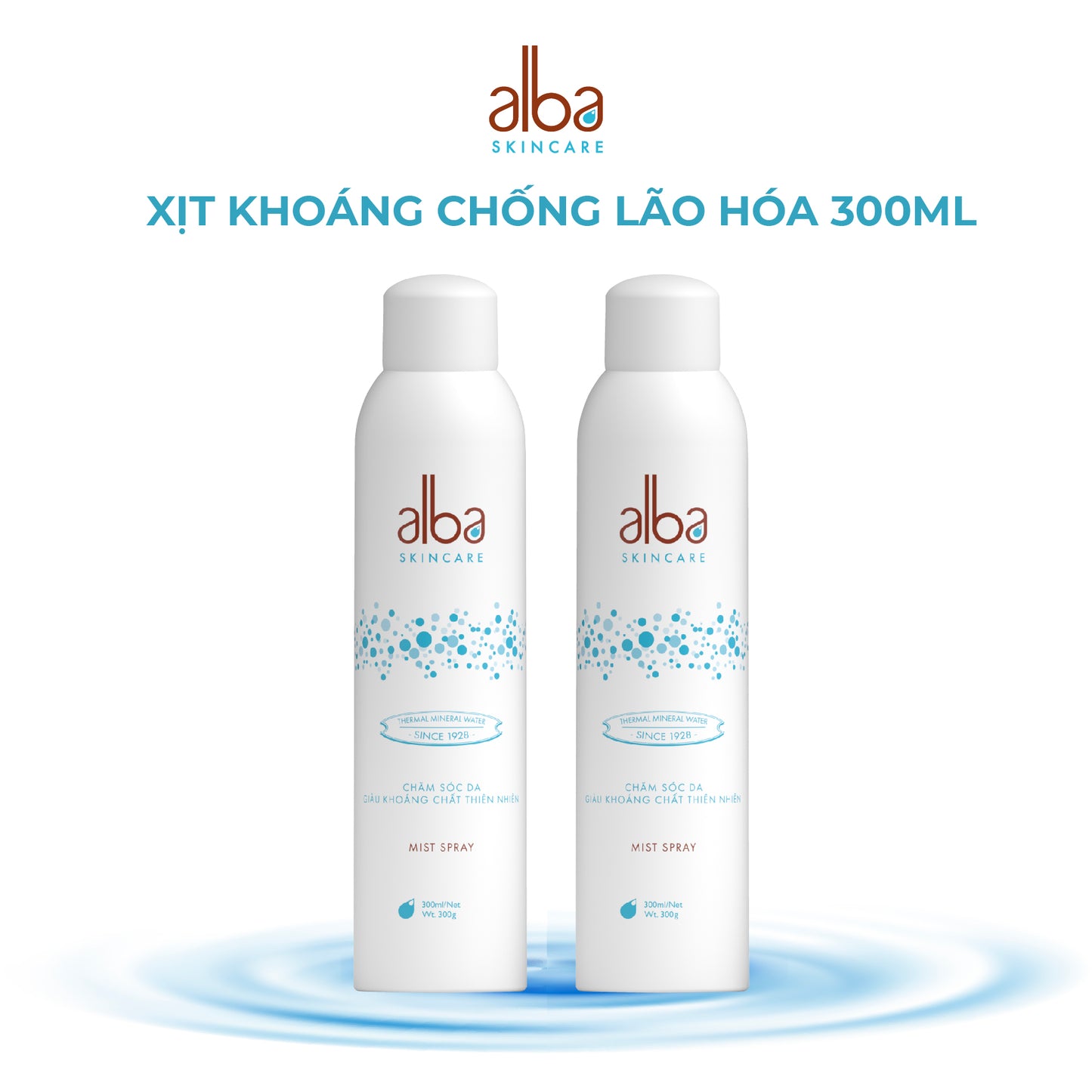 Xịt khoáng Alba Skin Care chống lão hóa dưỡng ẩm - 50ml